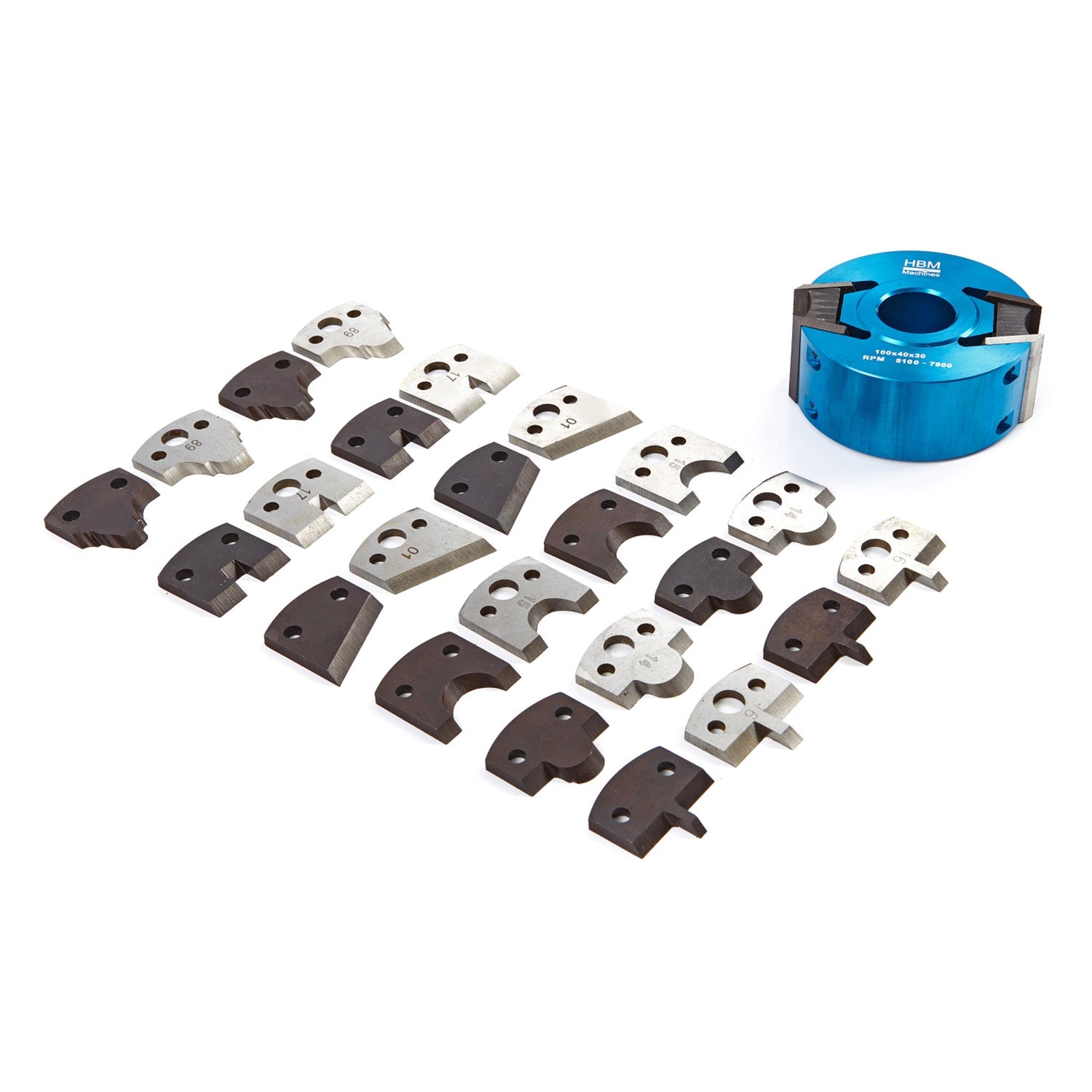 Frézovacia hlava so sadou nožov 100mm