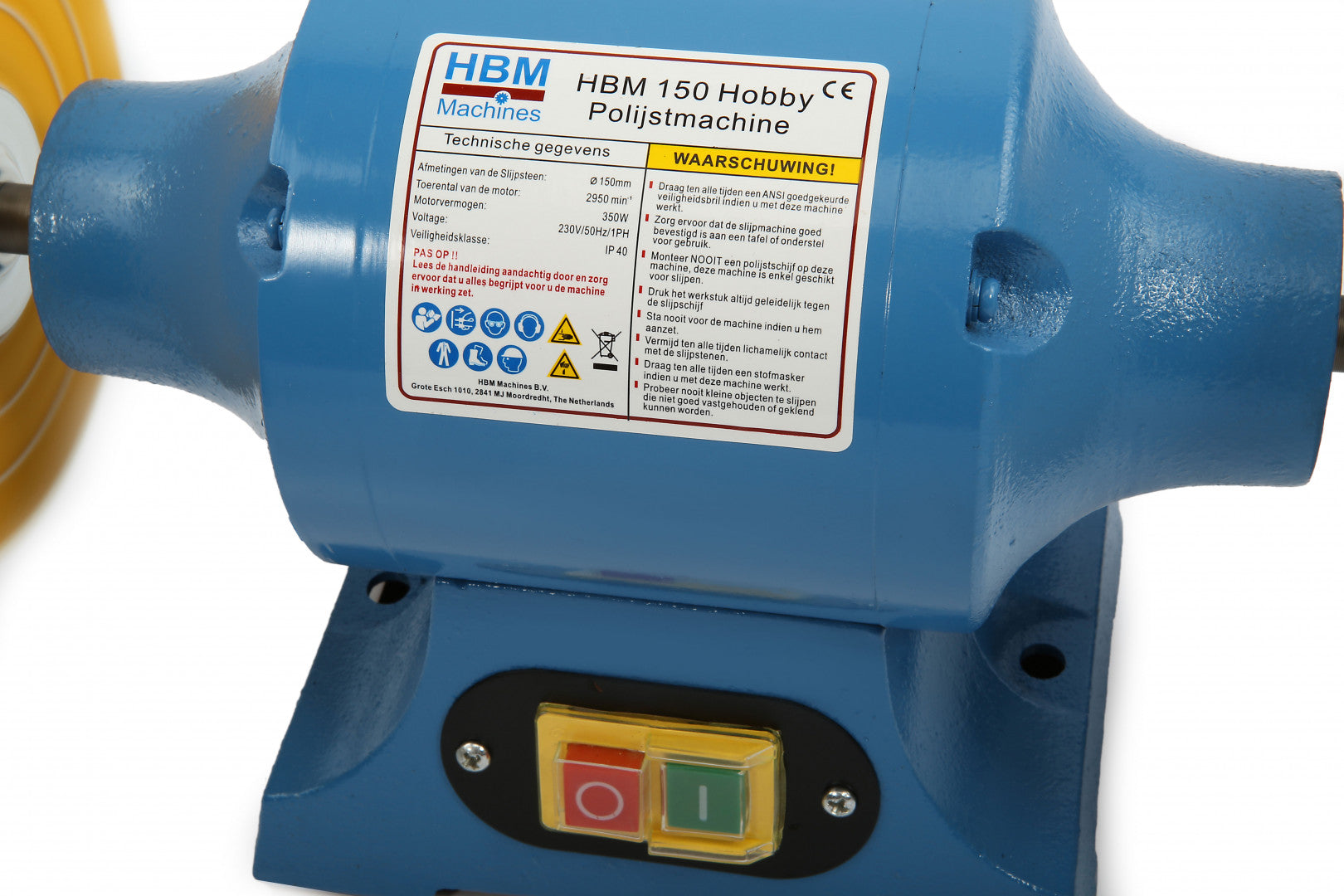 Hobby leštička - stolový leštiaci stroj 150mm HBM