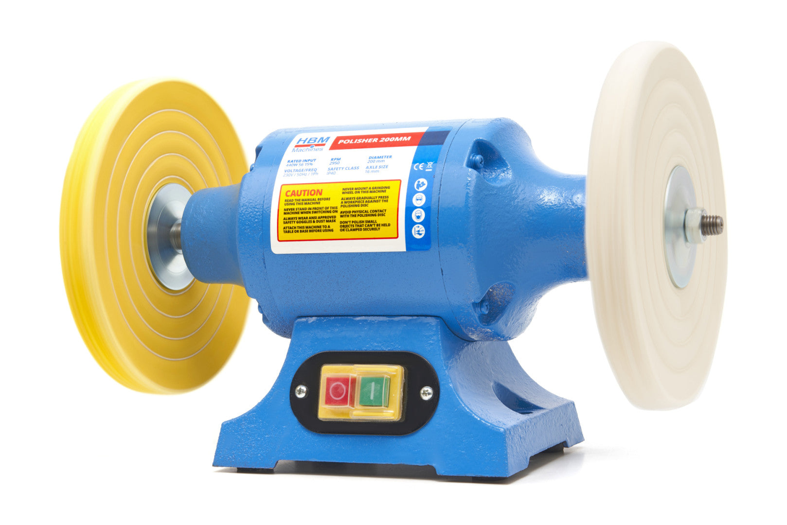 Hobby leštička - stolový leštiaci stroj 200mm HBM