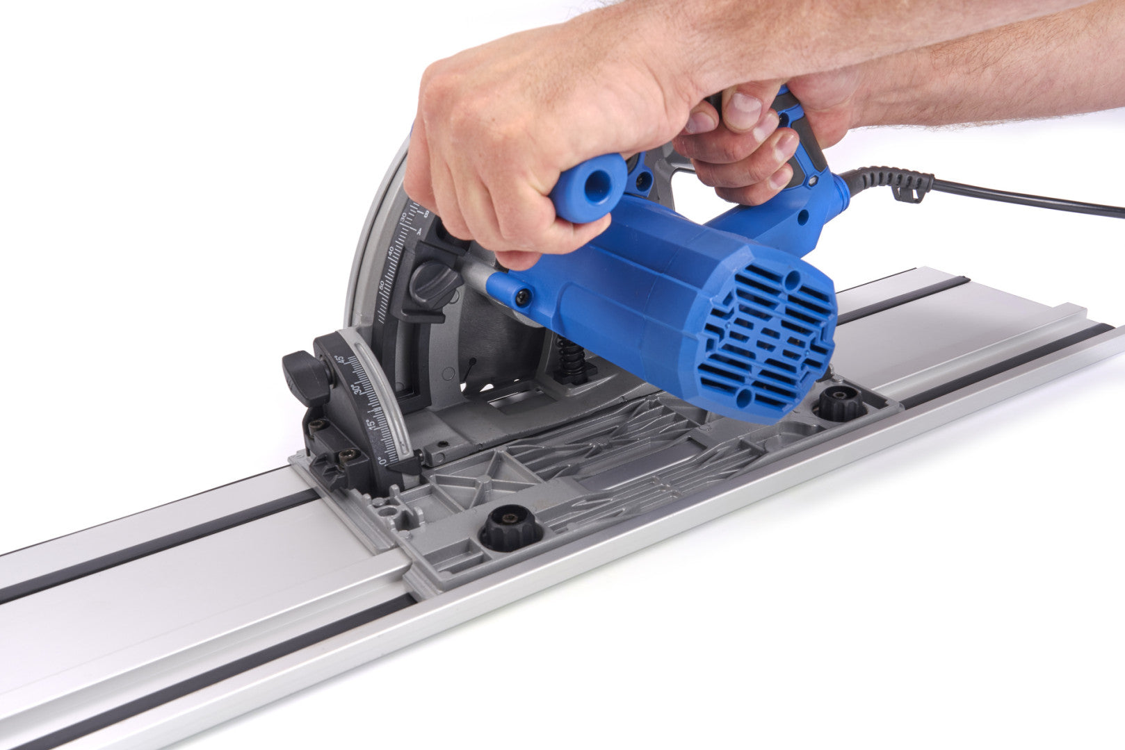 Ponorná okružná píla 1200W, 165mm s vodiacou lištou