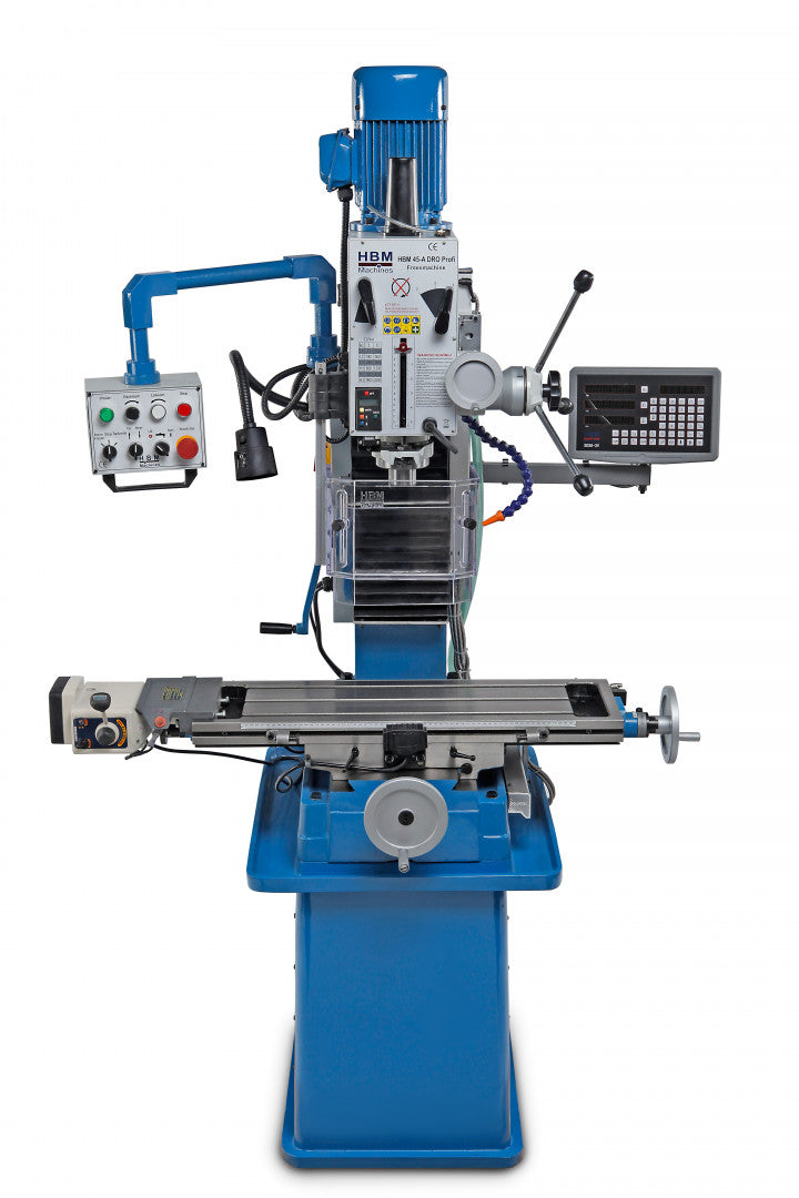 Profesionálny frézovací a vŕtací stroj 45 DRO - 400V