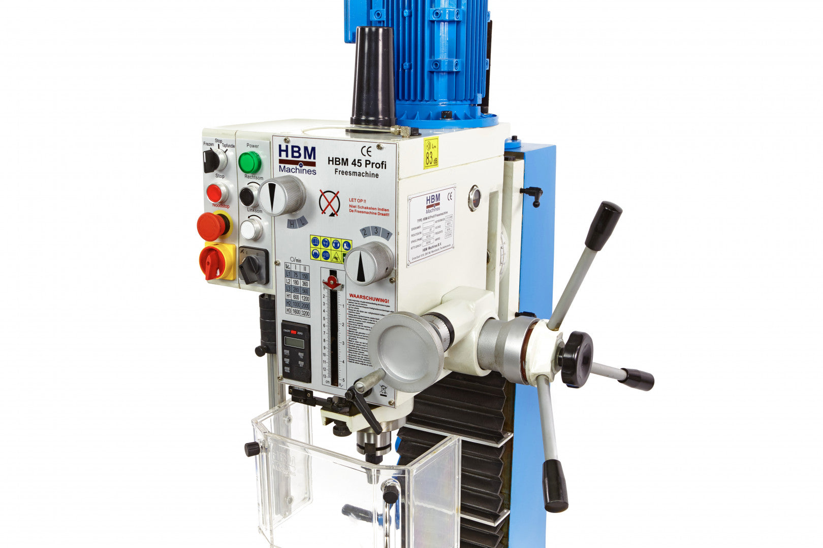 Profesionálny frézovací a vŕtací stroj 45 - 400V