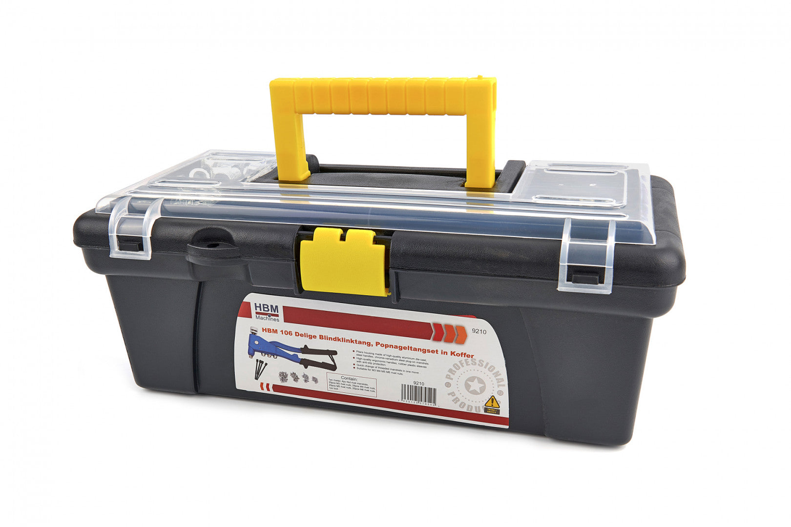 Sada klieští na nitovanie matíc m3-m6 106 kusov hbm machines holandsko