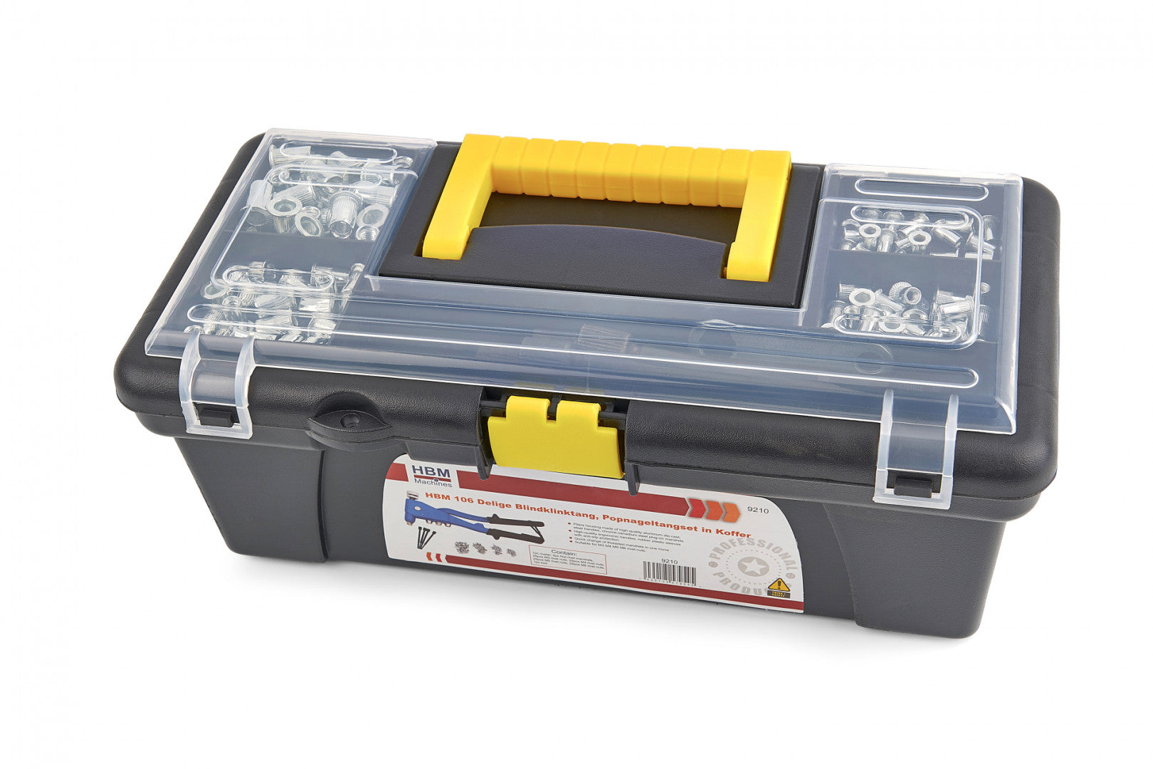 Sada klieští na nitovanie matíc m3-m6 106 kusov hbm machines holandsko