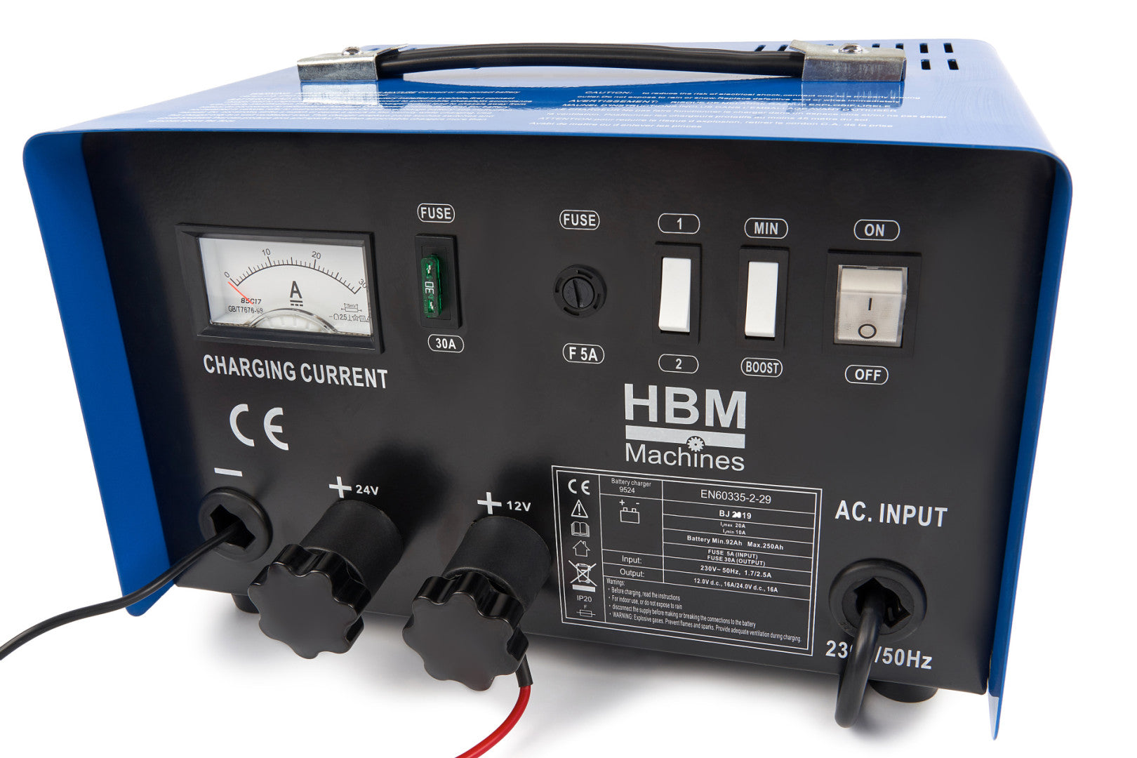 Nabíjačka autobatérií 12 - 24V, 92 - 210Ah HBM