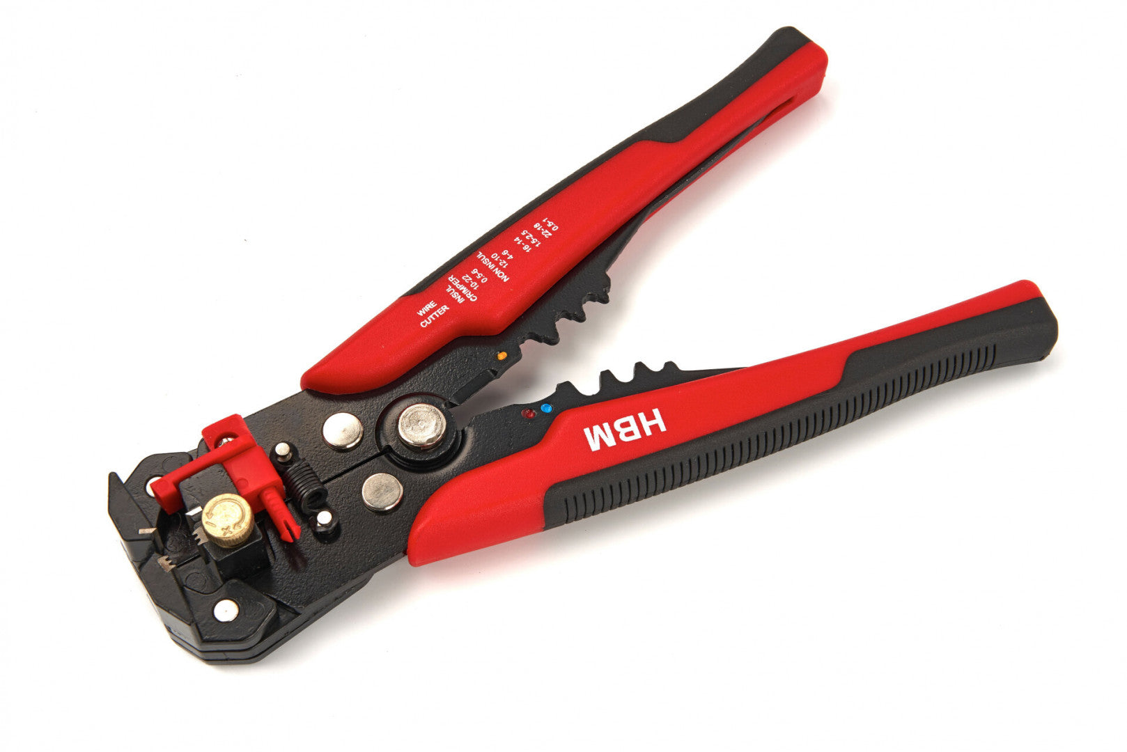 Sada automatických klieští na lisovanie, odizolovanie a strihanie elektrických káblov 4 v 1, 199 kusov