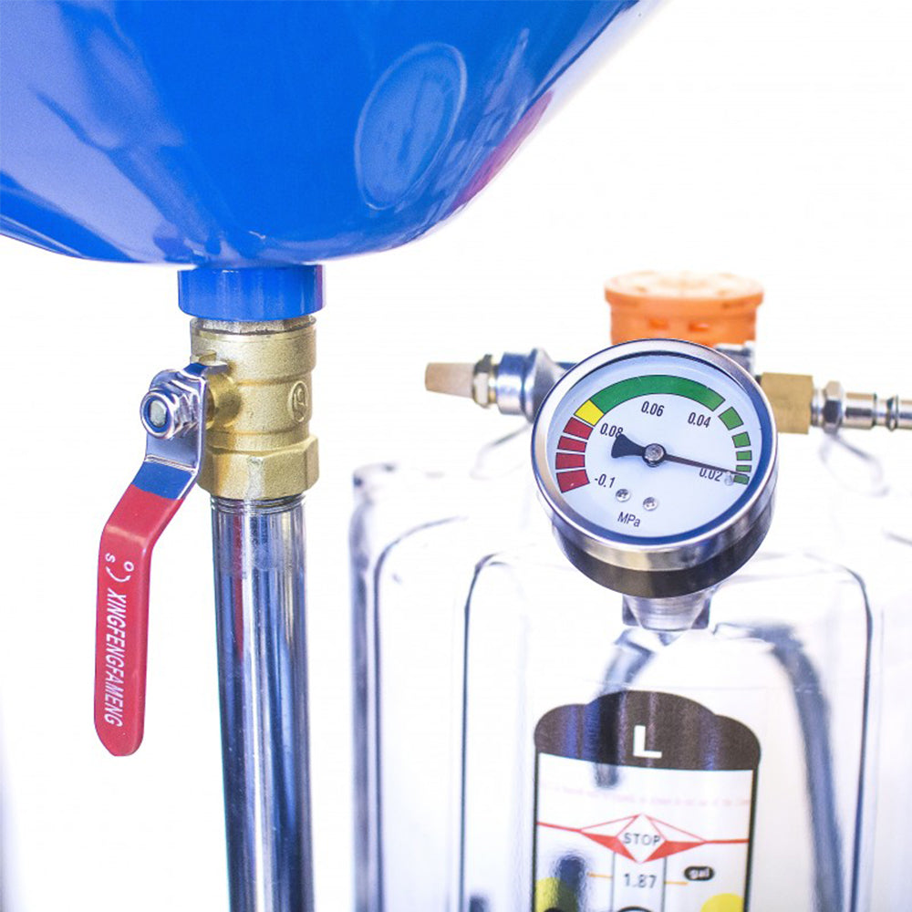 Pneumatická zberná nádoba na olej s odsávaním 80l M2