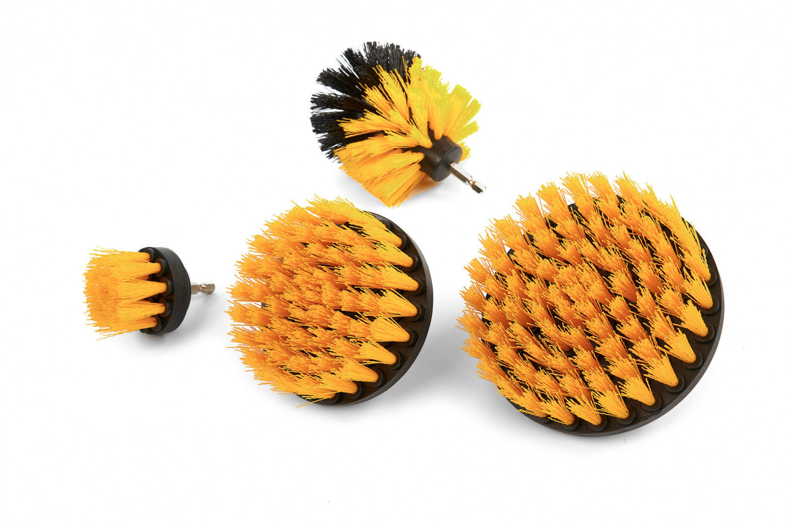 Sada 4 čistiacich kefiek s adaptérom na vŕtačku