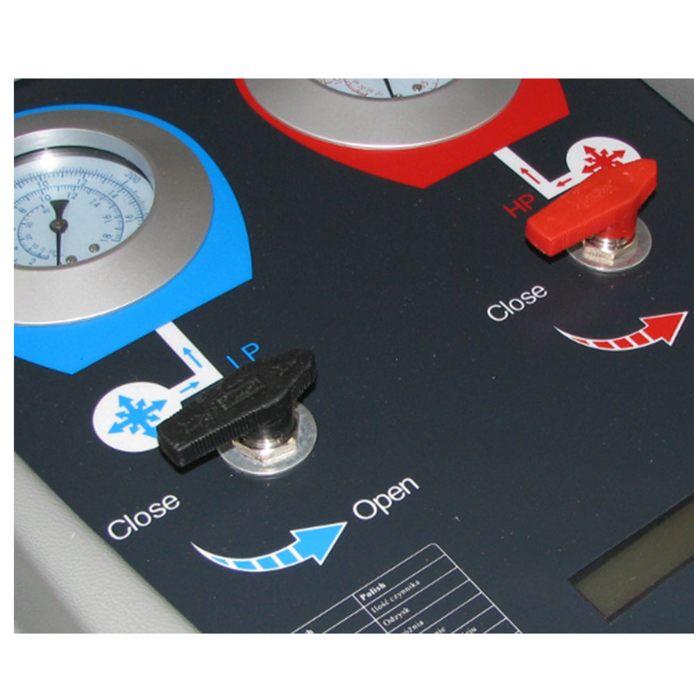 Polautomatická plnička klimatizácie s freónom