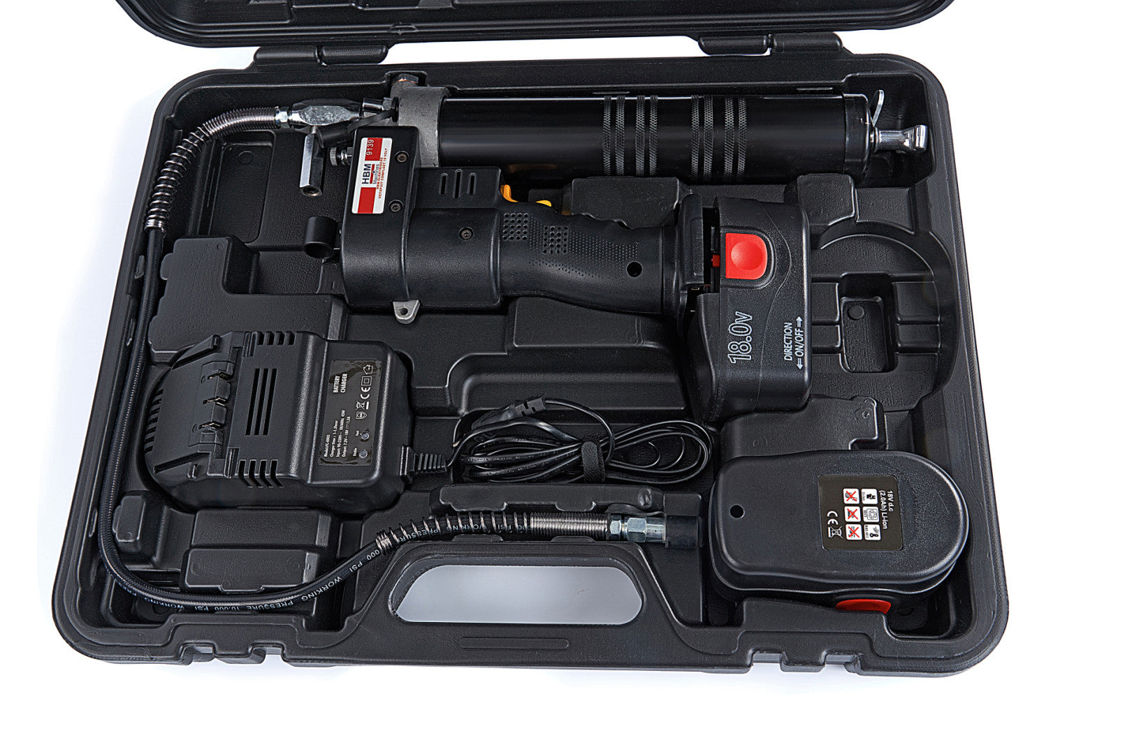 Akumulátorová mazacia pištoľ - maznica 18V