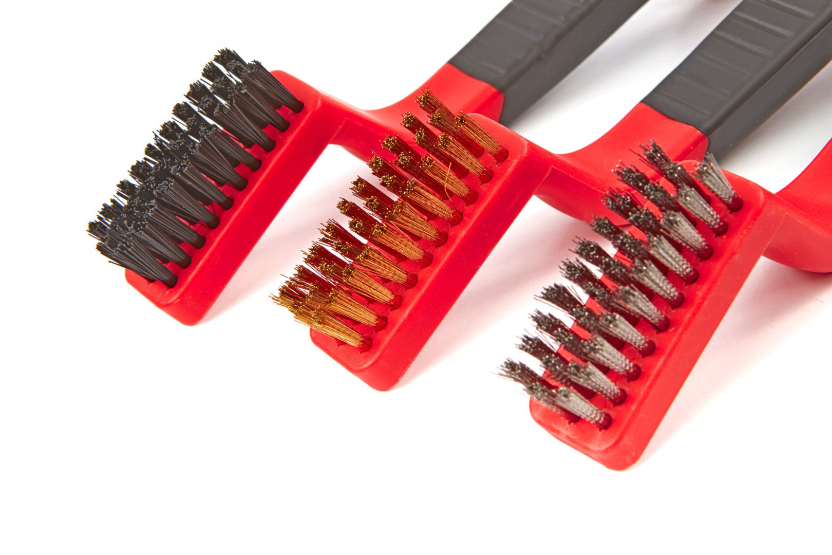 Súprava 3 drôtených kief na čistenie a odstraňovanie hrdze, dĺžka 170 mm