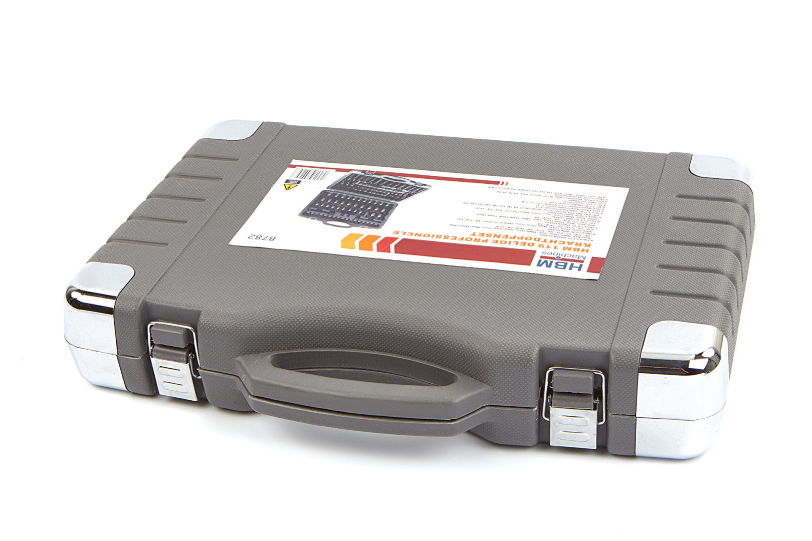 Súprava nástrčiek, bitov, nadstavcov a skrutkovača na nárazy, metrické a palcové, 119 kusov