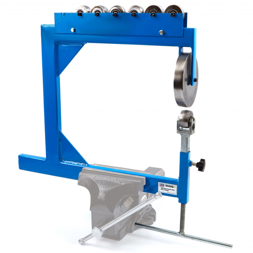 Mini anglické koleso - stroj na tvarovanie plechu s 8 valcami HBM