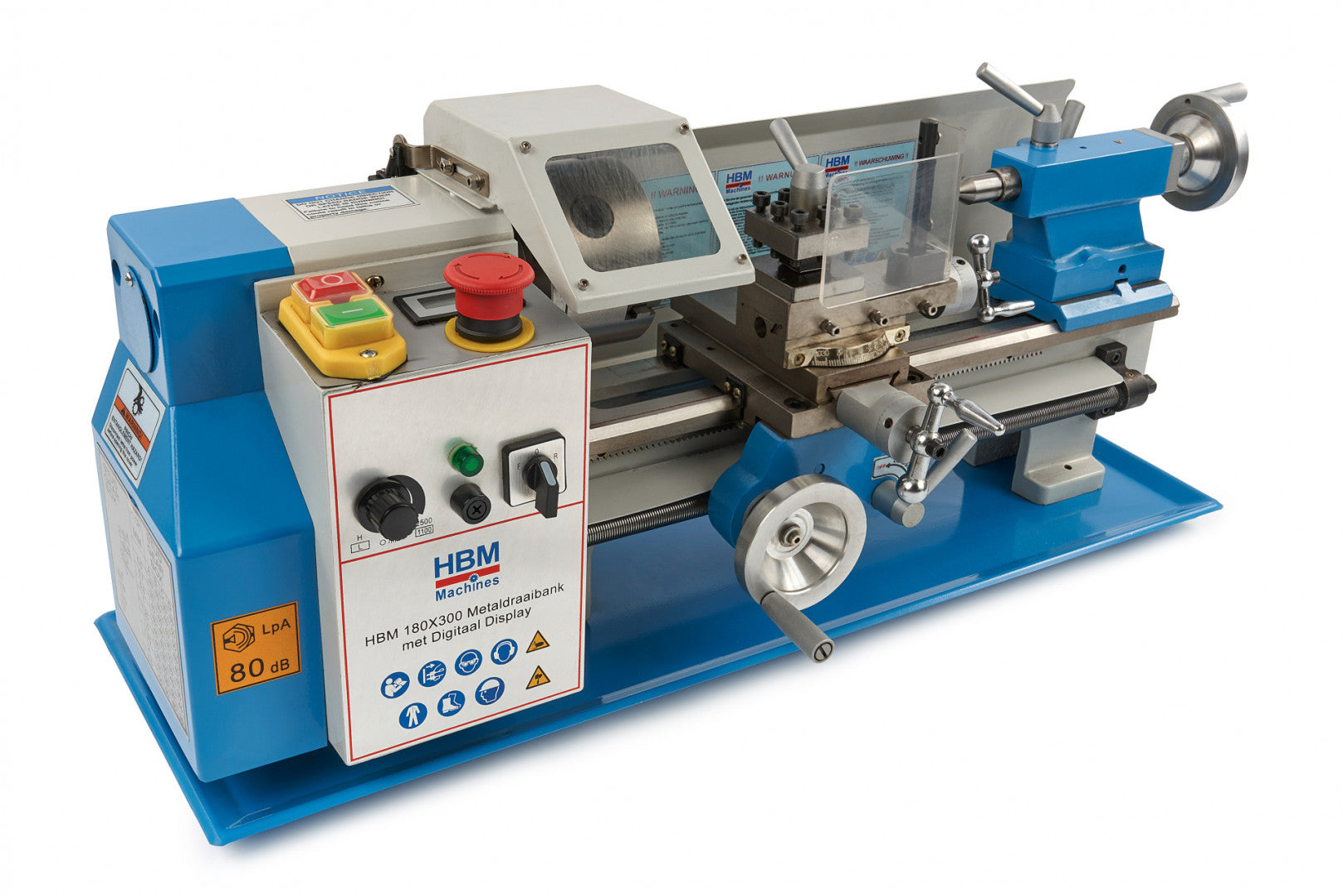 Sústruh na kov s digitálnym dispejom 180 x 300 HBM