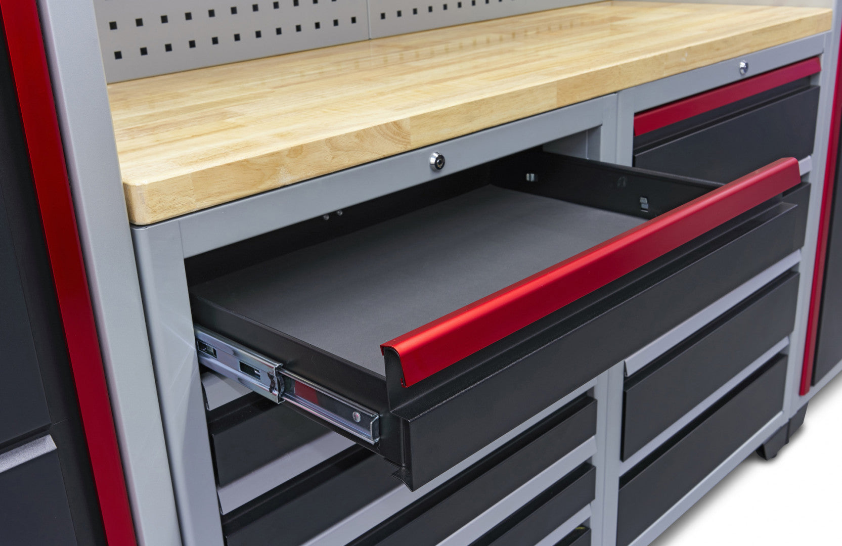 Zostava profesionálneho dielenského nábytku sada 16 dielov 405 × 51 × 204cm