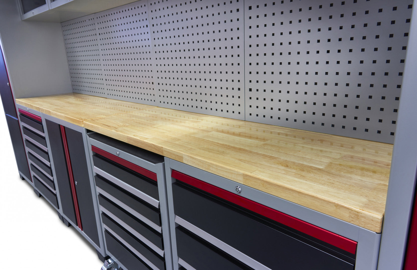 Zostava profesionálneho dielenského nábytku sada 16 dielov 405 × 51 × 204cm