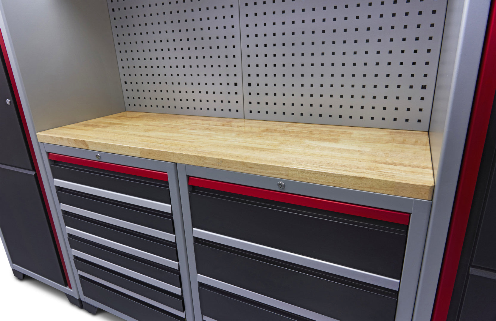 Zostava profesionálneho dielenského nábytku sada 16 dielov 405 × 51 × 204cm