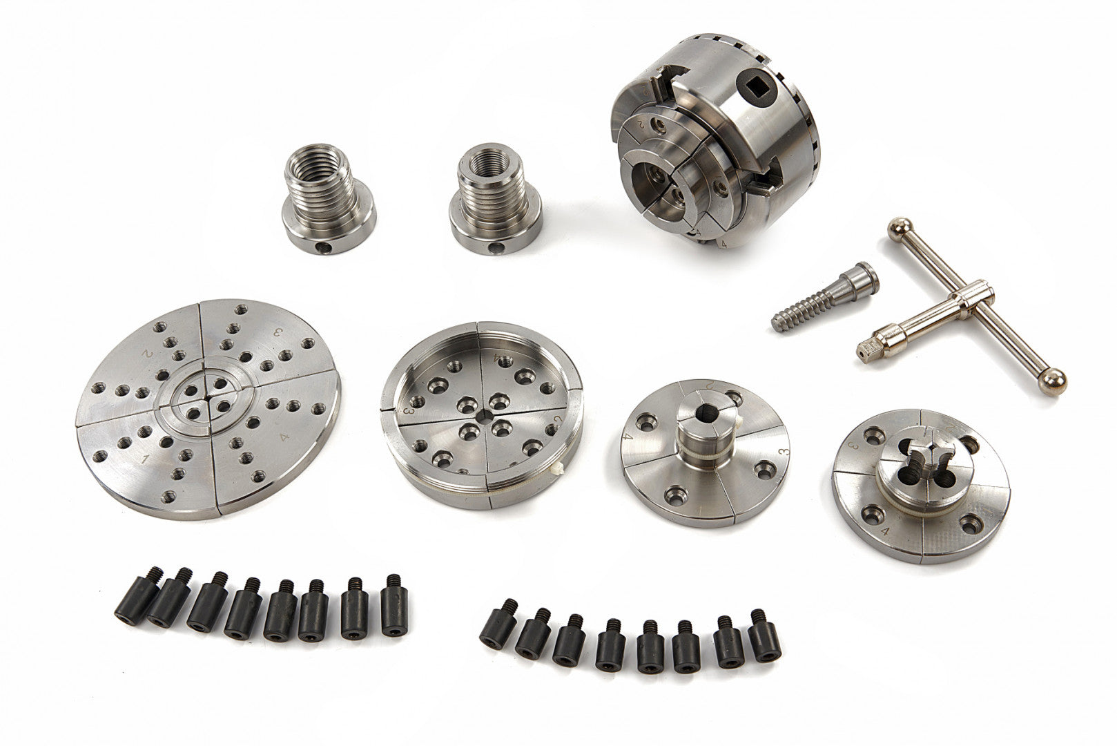 Sada profesionálnych skľučovadiel na sústruh na drevo 95 mm hbm