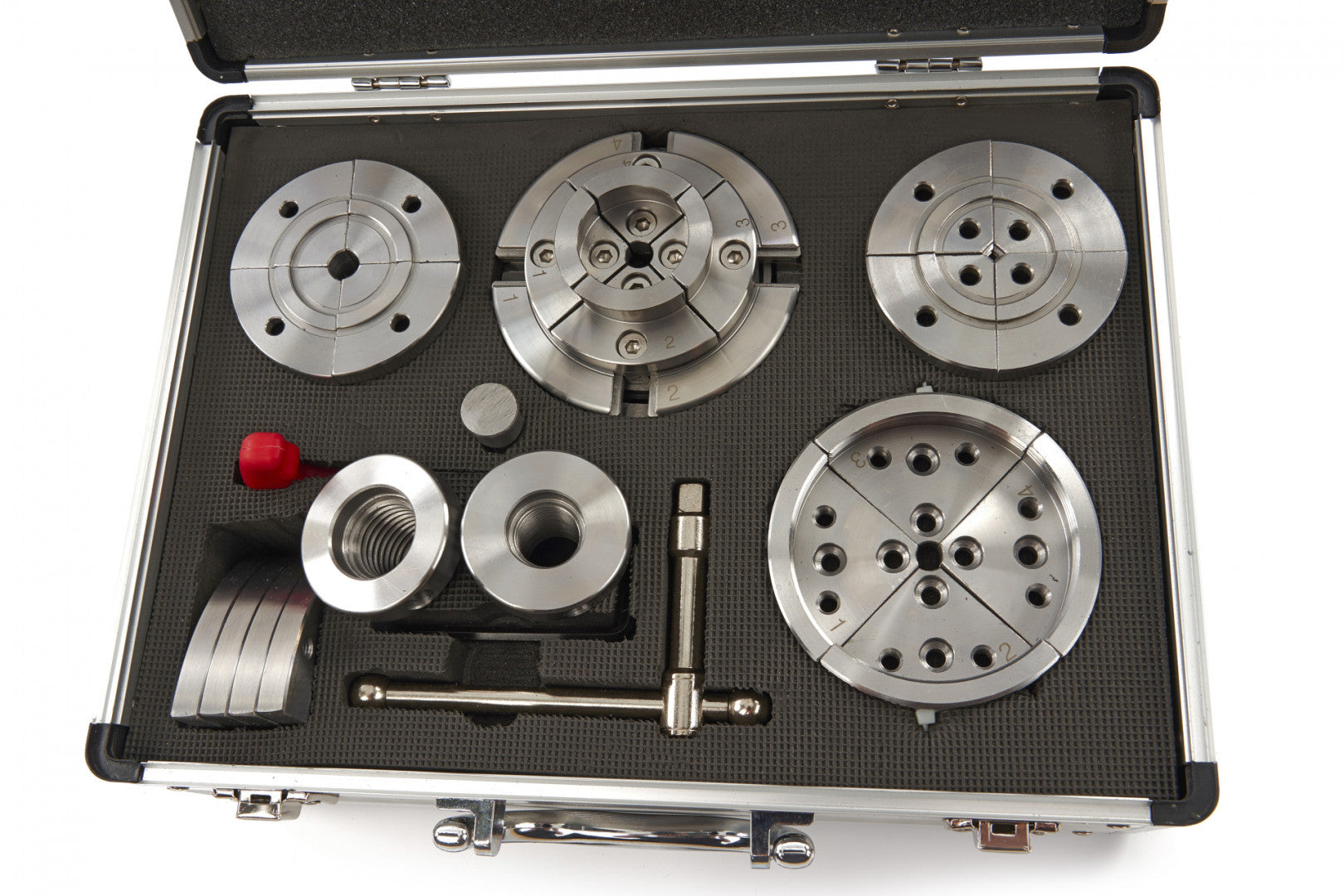 Sada profesionálnych skľučovadiel na sústruh na drevo 95 mm hbm