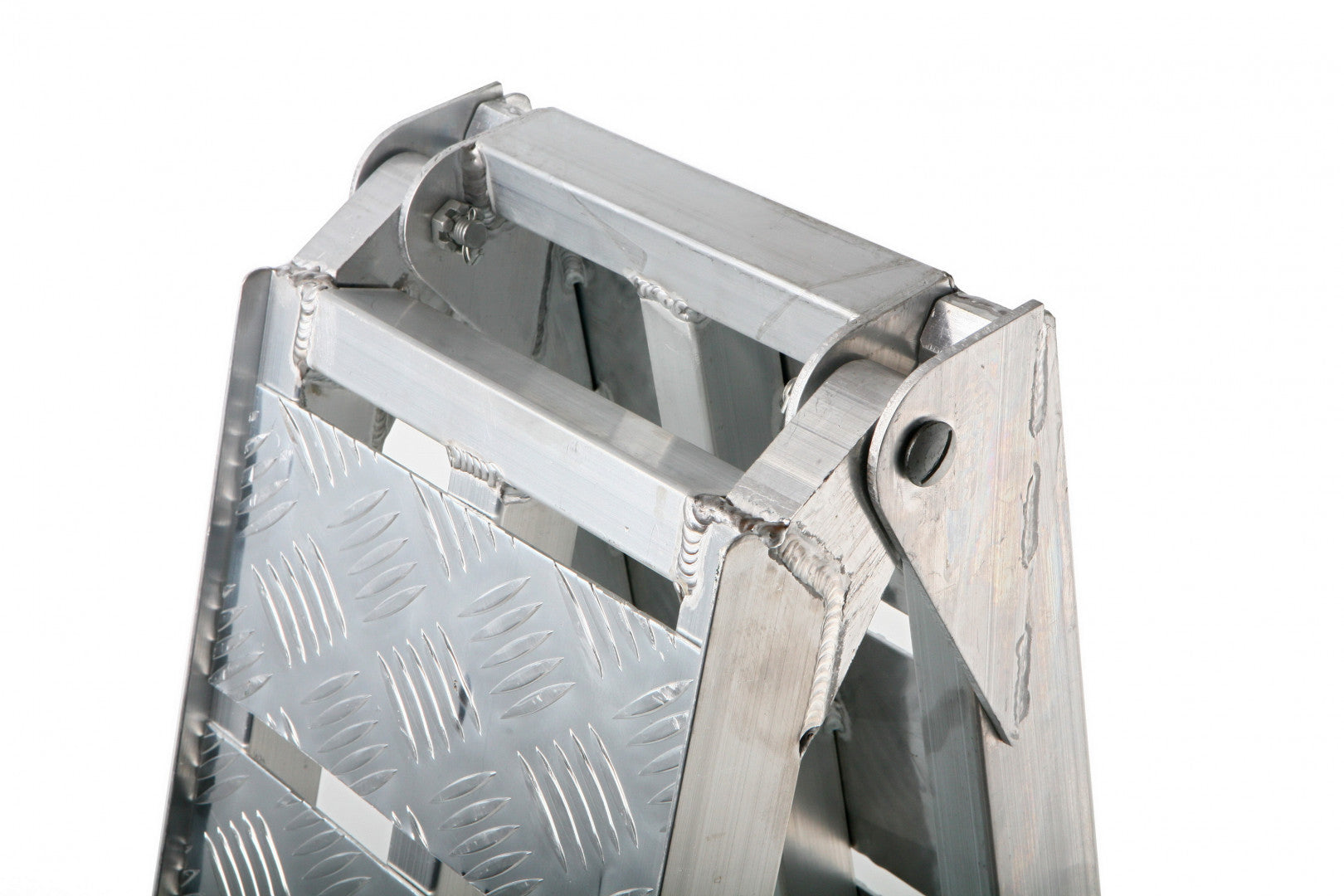 Skladacia hliníková nájazdová rampa, prenosná 680kg 225cm HBM Holandsko