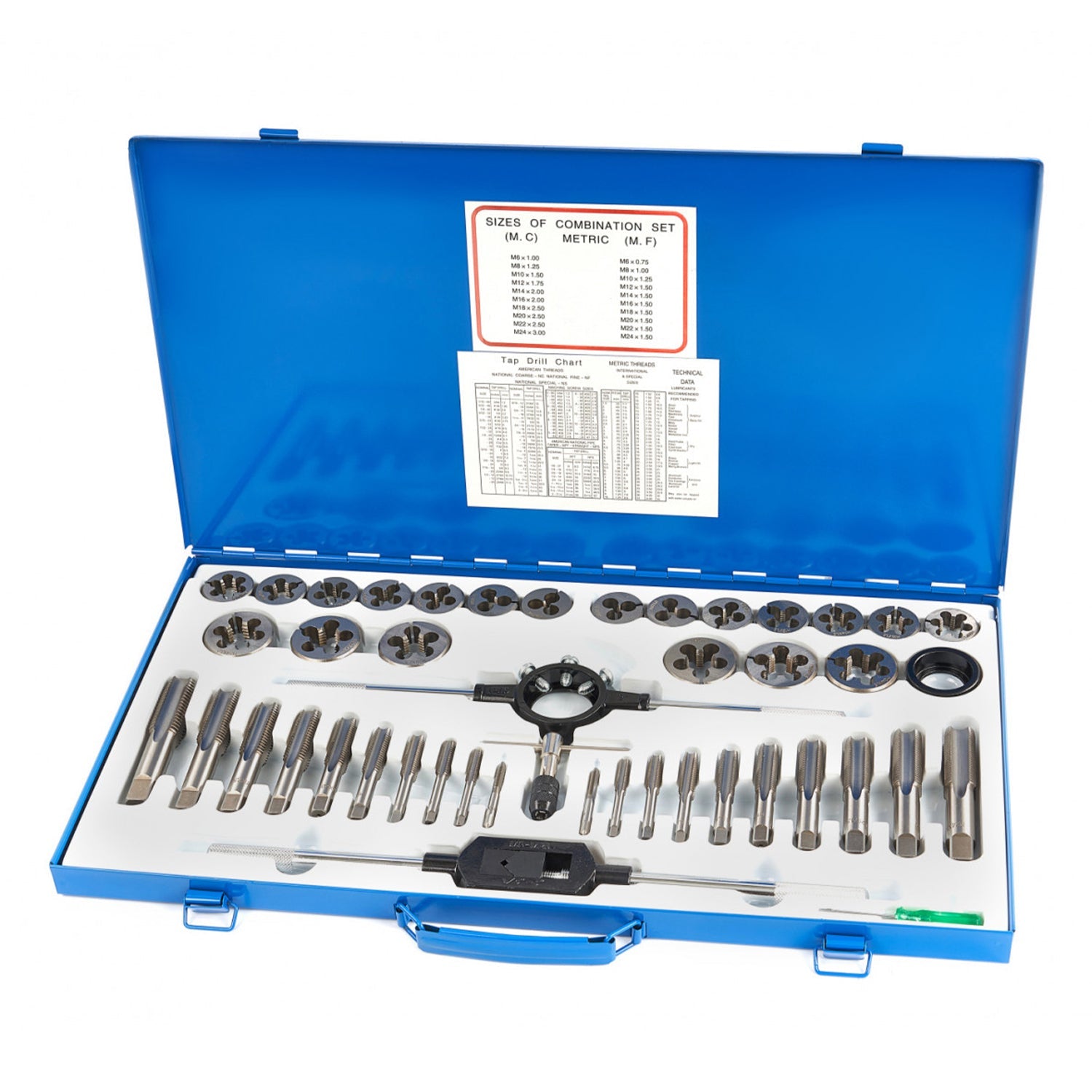 Súprava závitníkov a závitových očiek 46ks M6 - M24 HBM Machines Holandsko