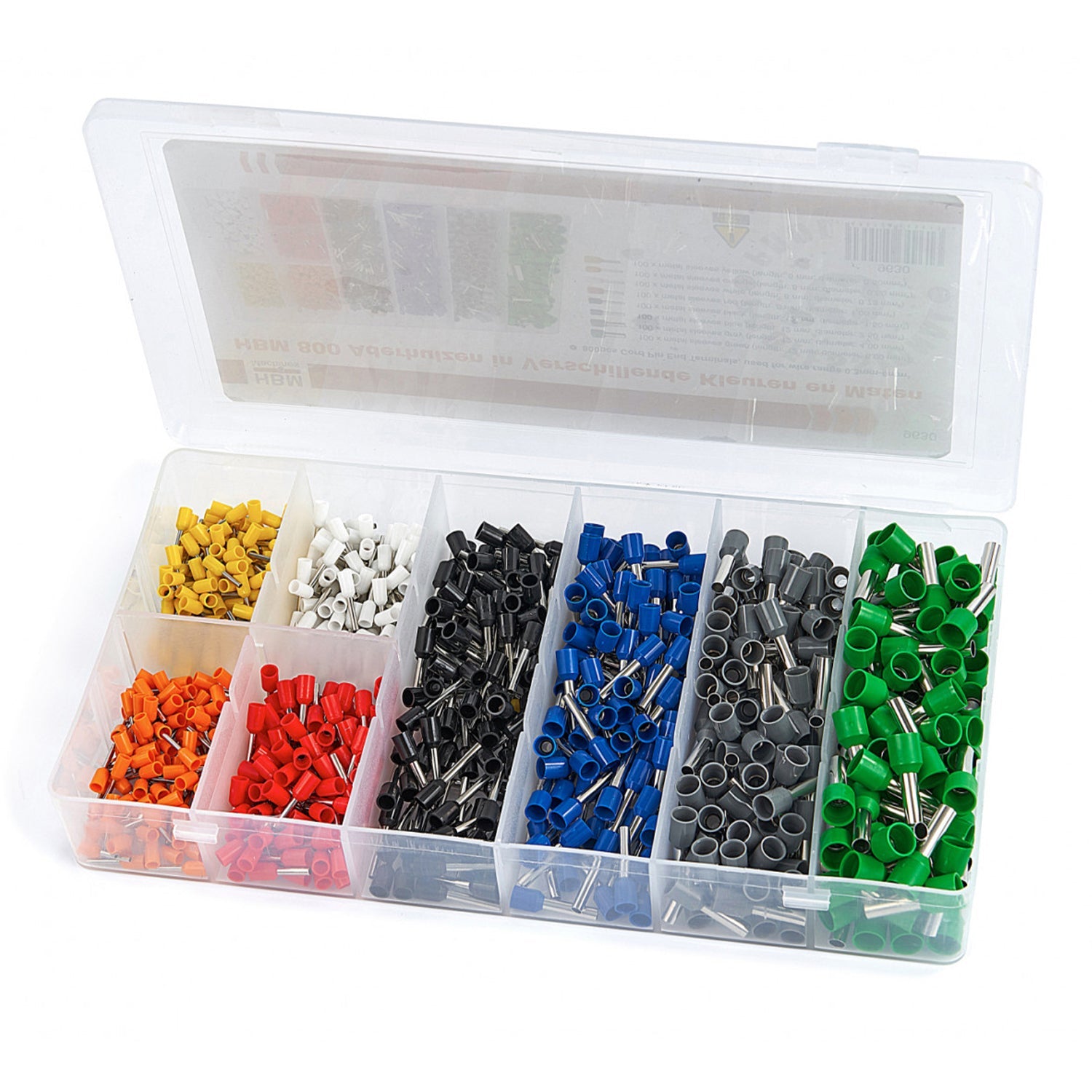 Sada káblových konektorov 800 kusov hbm