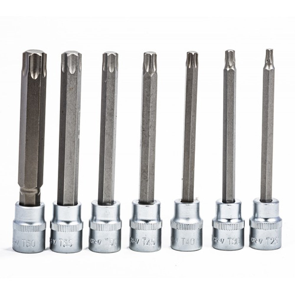 Sada extra dlhých torx bitov 3/8 7 kusov