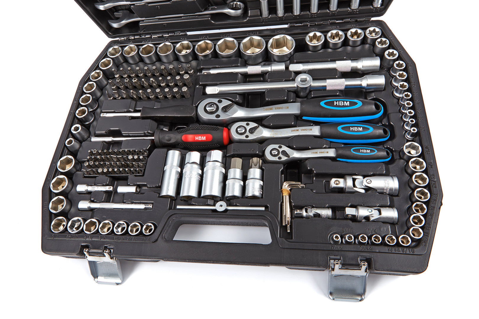 Súprava náradia - Gola sada v palcoch 216ks HBM