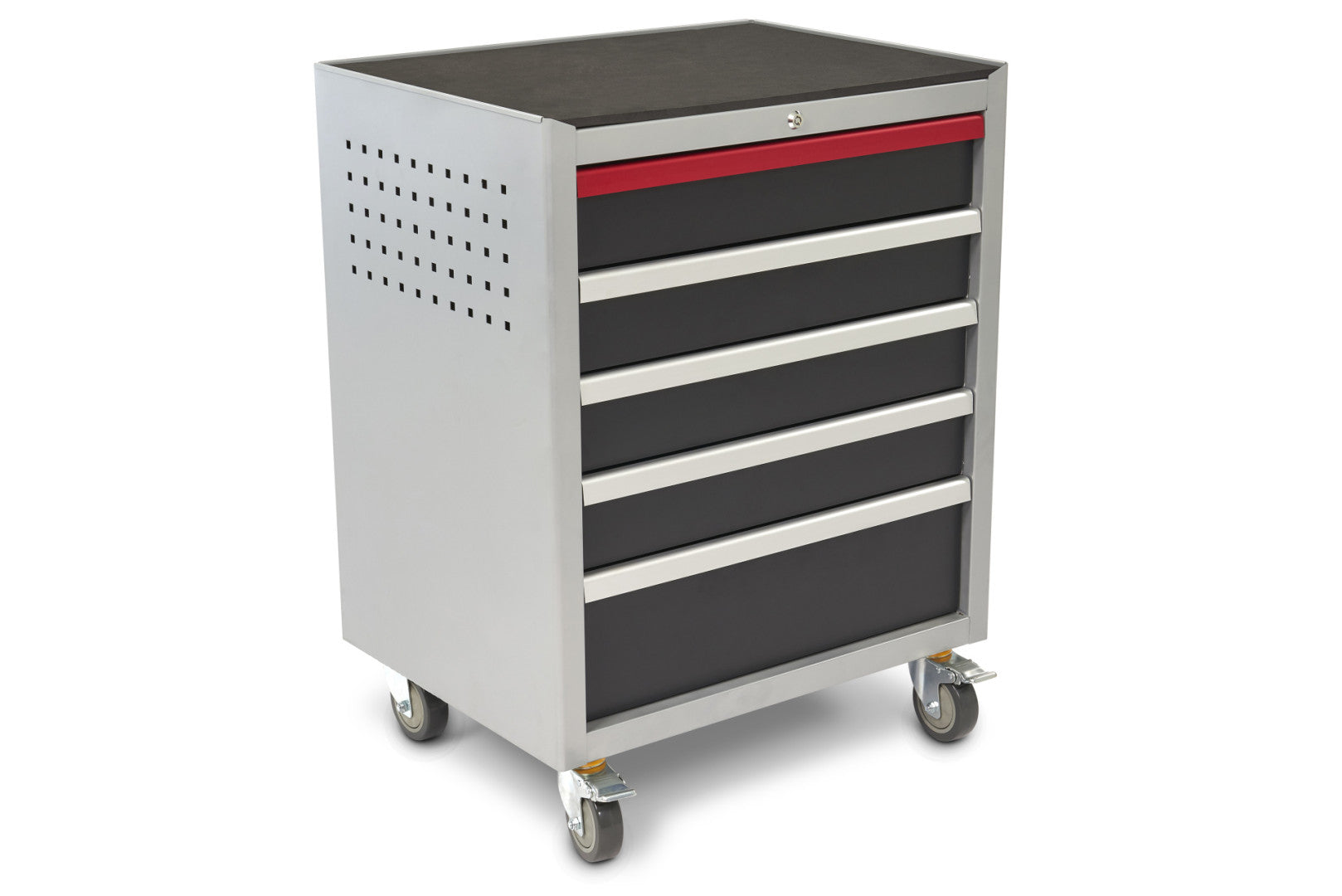 Dielenská skrinka na kolieskach - vozík na náradie s 5 zásuvkami