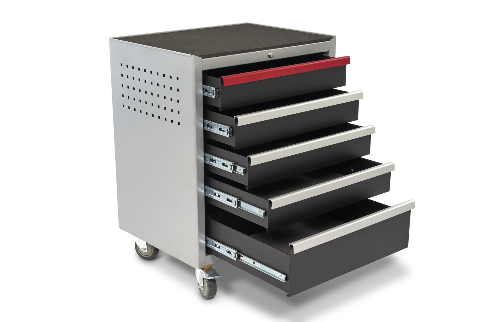 Dielenská skrinka na kolieskach - vozík na náradie s 5 zásuvkami