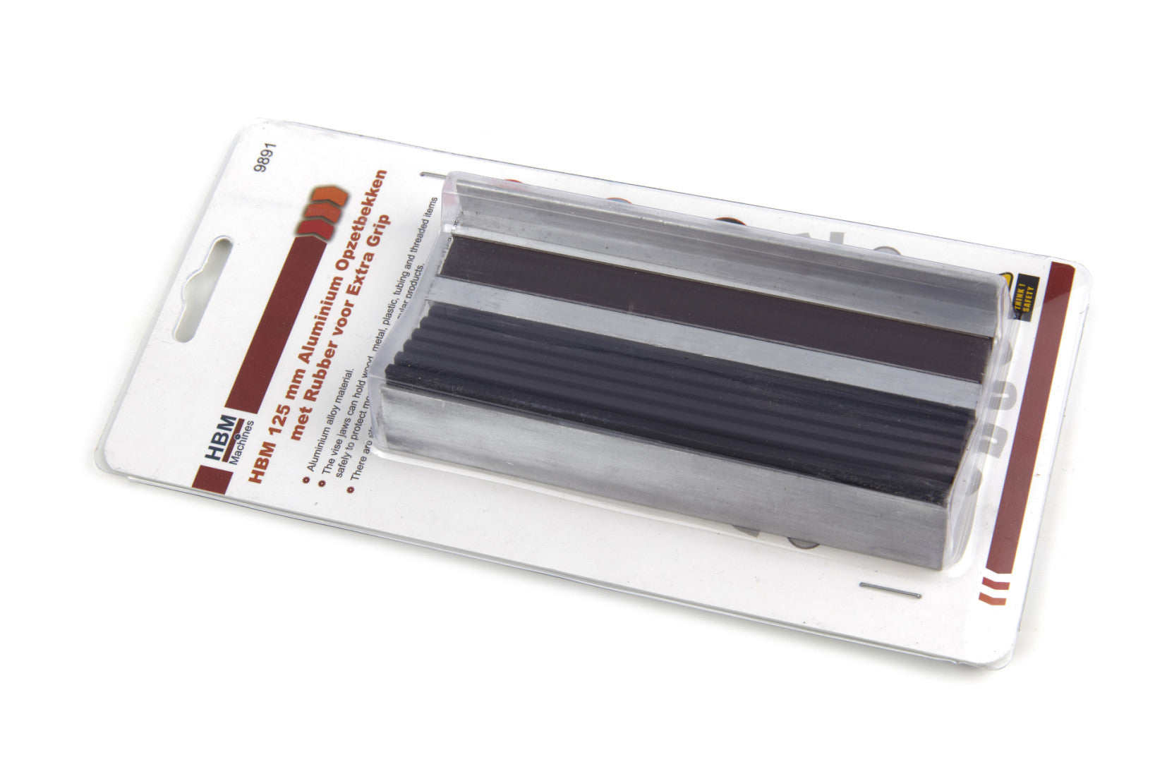 Sada hliníkových čeľustí pre zverák s gumovou ochranou 150 mm