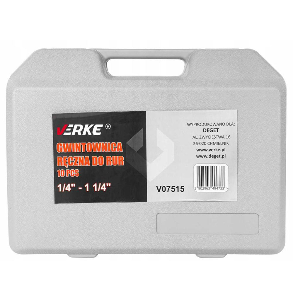 Súprava závitníkov na rúry 1/4" – 1-1/4"