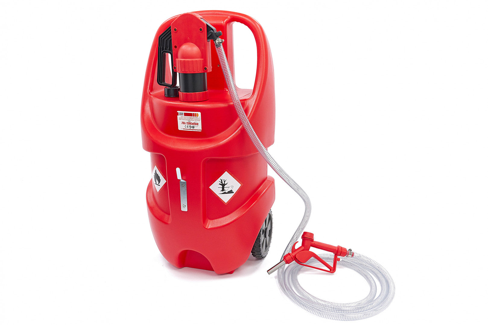 Mobilné ručná čerpacia stanica na benzín s nádržou 75l 40 l/min HBM