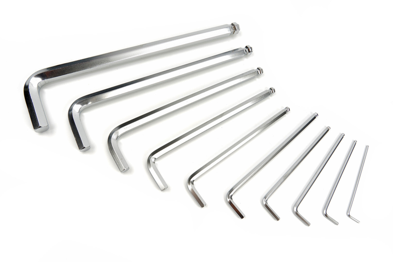 Sada imbus kľúčov typu l s guľou 3–17 mm hbm