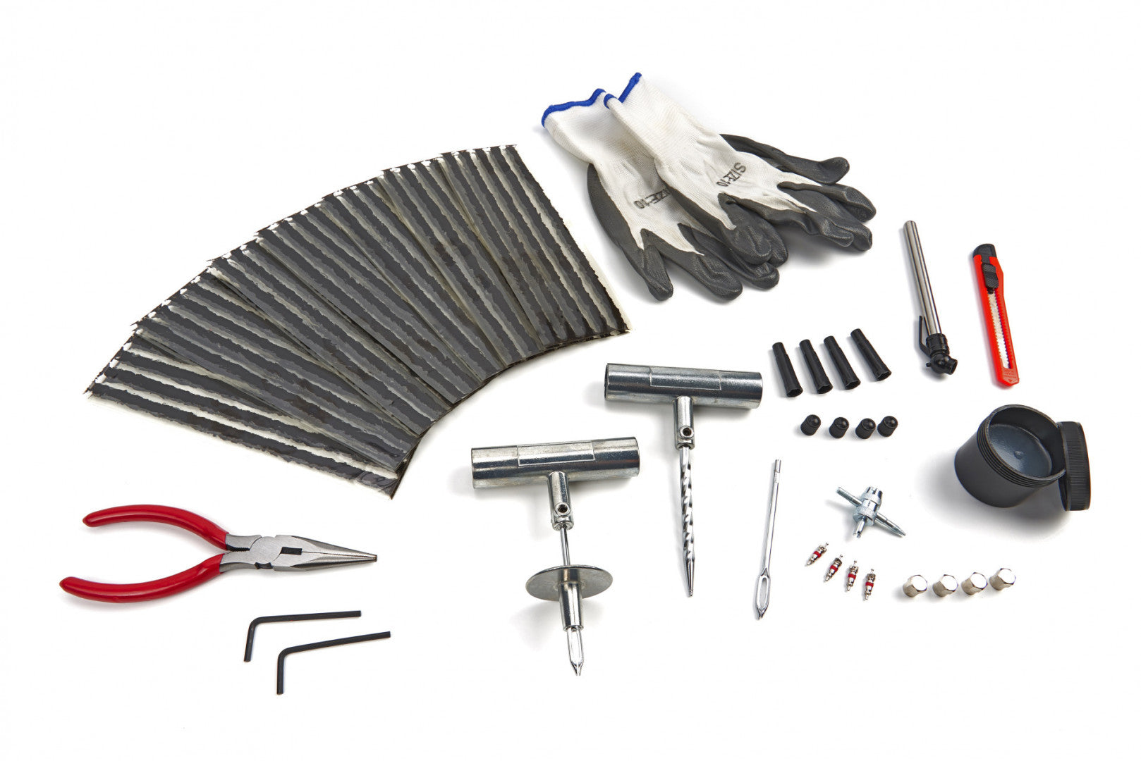 Súprava na opravu pneumatík 64 kusov hbm