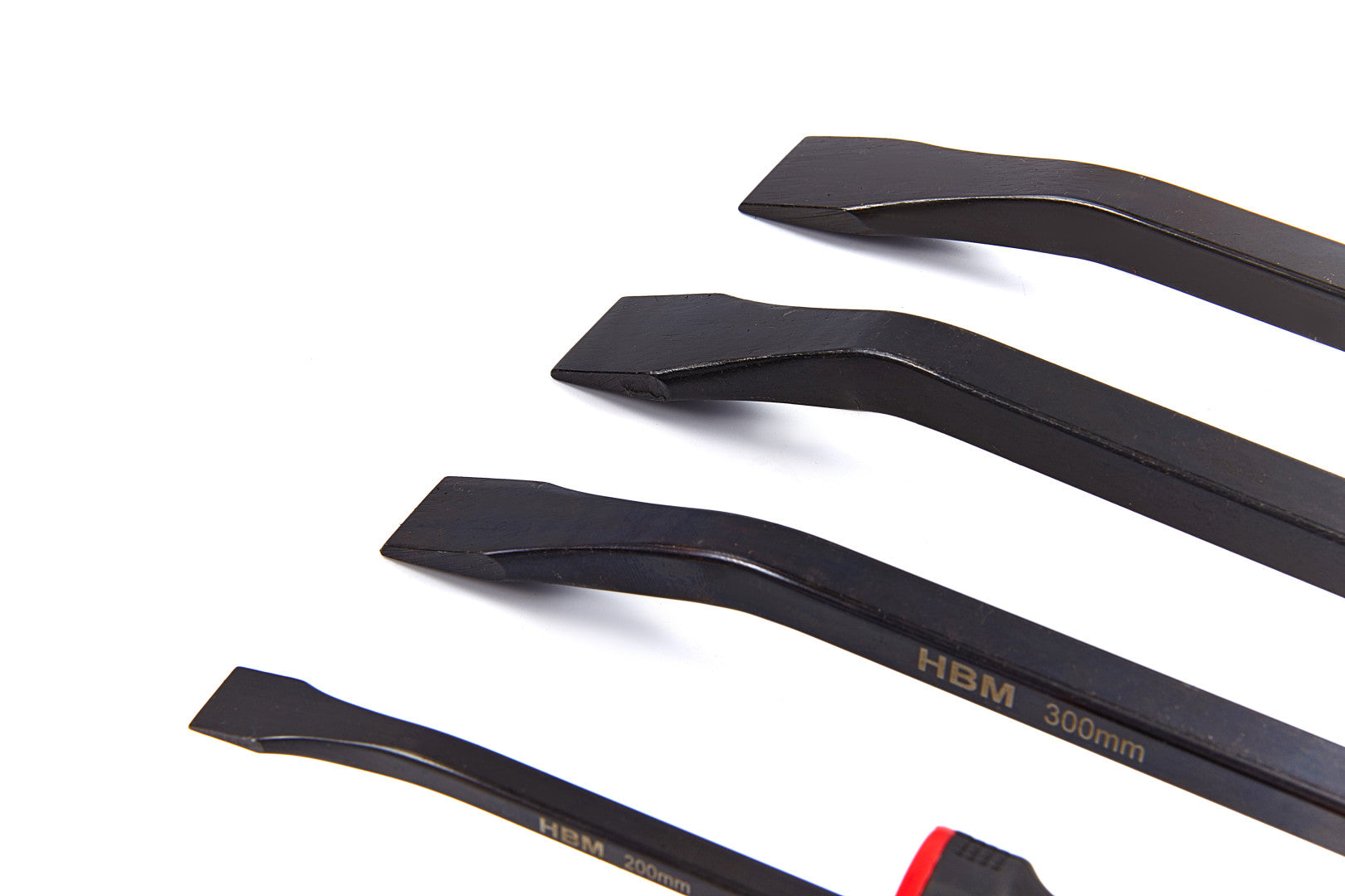 Sada 4 montážnych pák s gumovou rukoväťou HBM