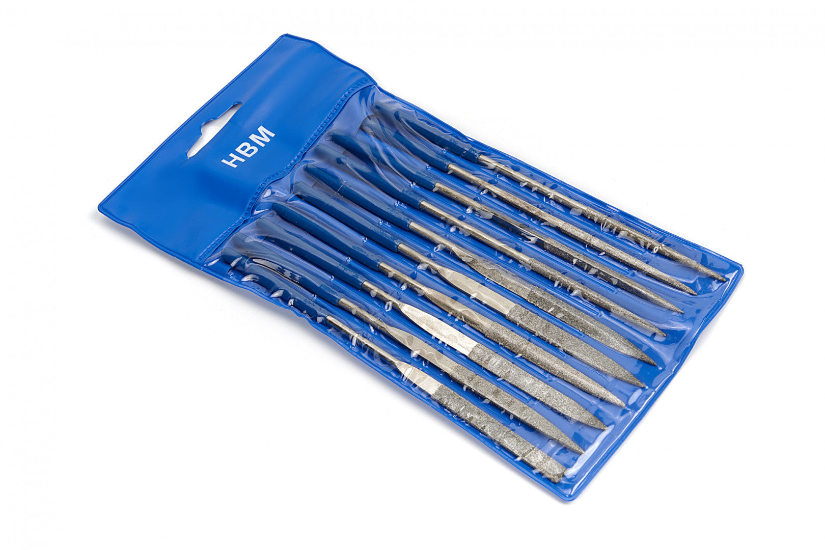 Súprava 10 diamantových pilníkov hbm