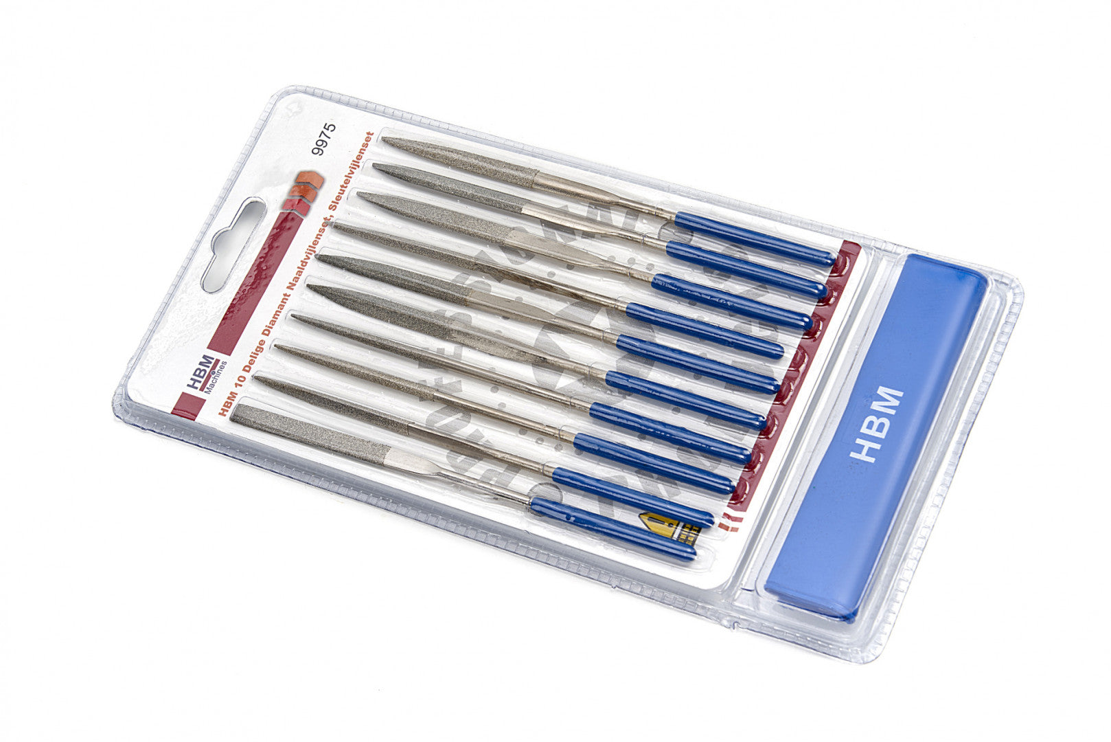 Súprava 10 diamantových pilníkov hbm