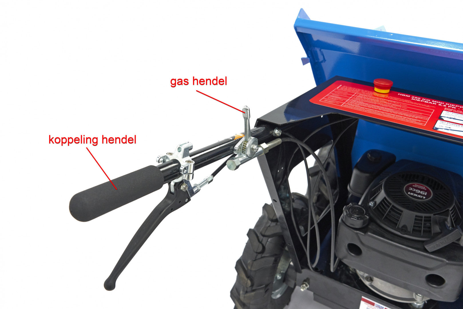 Mini dumper - výklopný vozík 250kg 6,5hp 196cm3 HBM