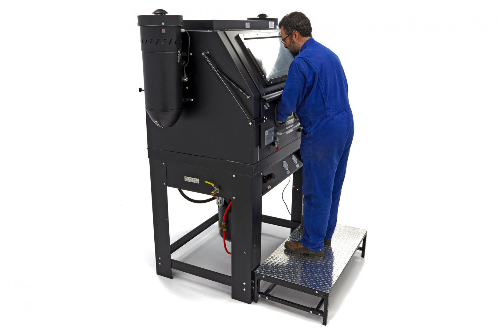 Pieskovacia kabína - box s vákuom a 2 odsávačmi SBC 990