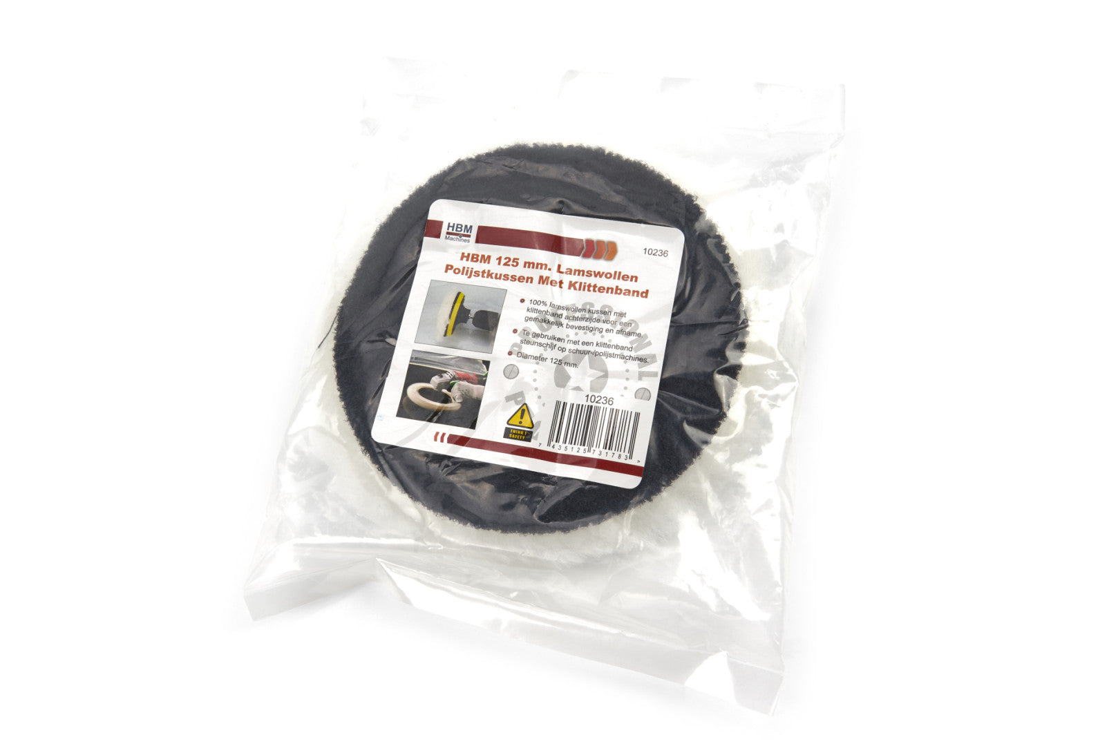 Leštiaci kotúč z ovčej vlny 125mm HBM