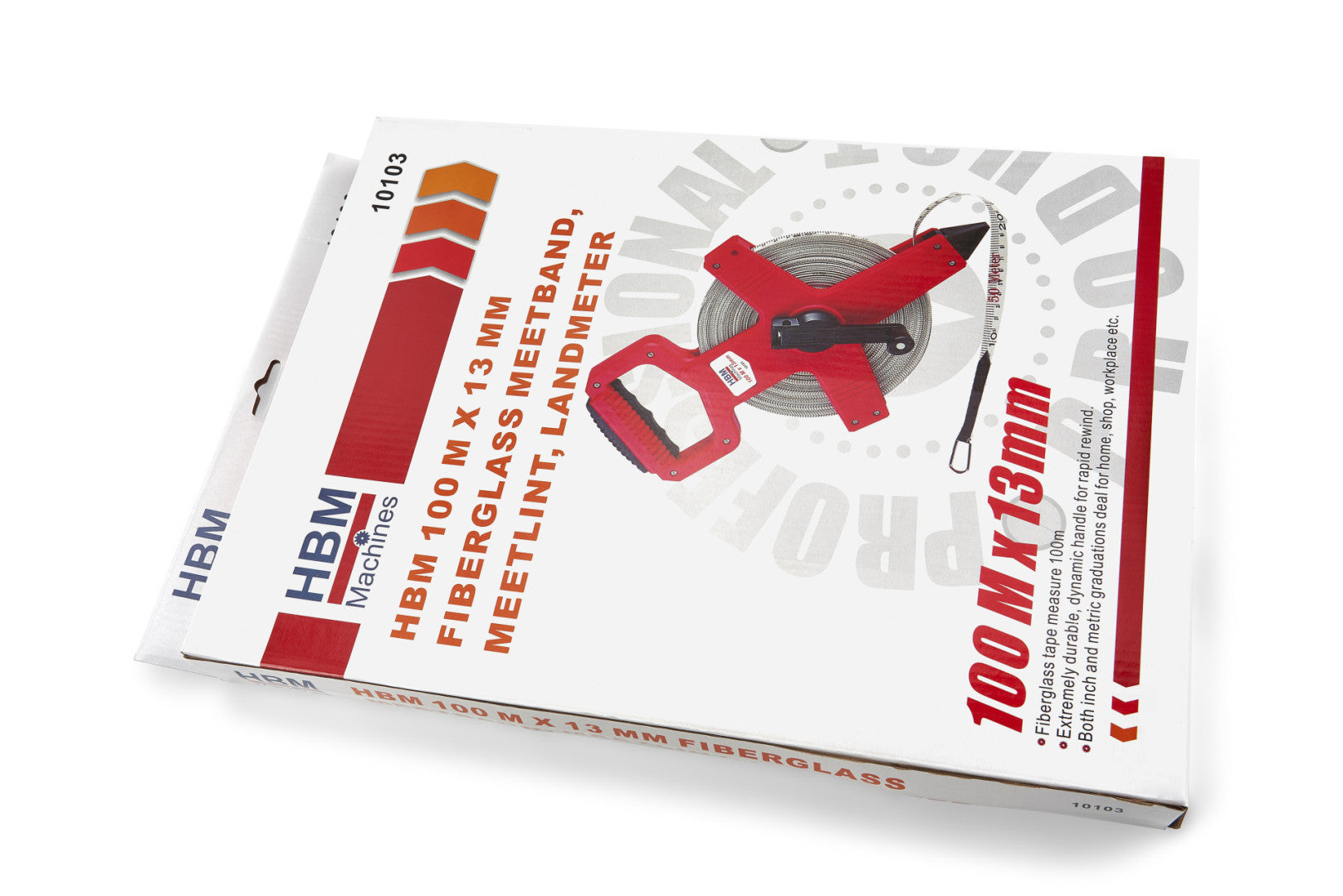 Meracie pásmo zo sklolaminátu 100m HBM