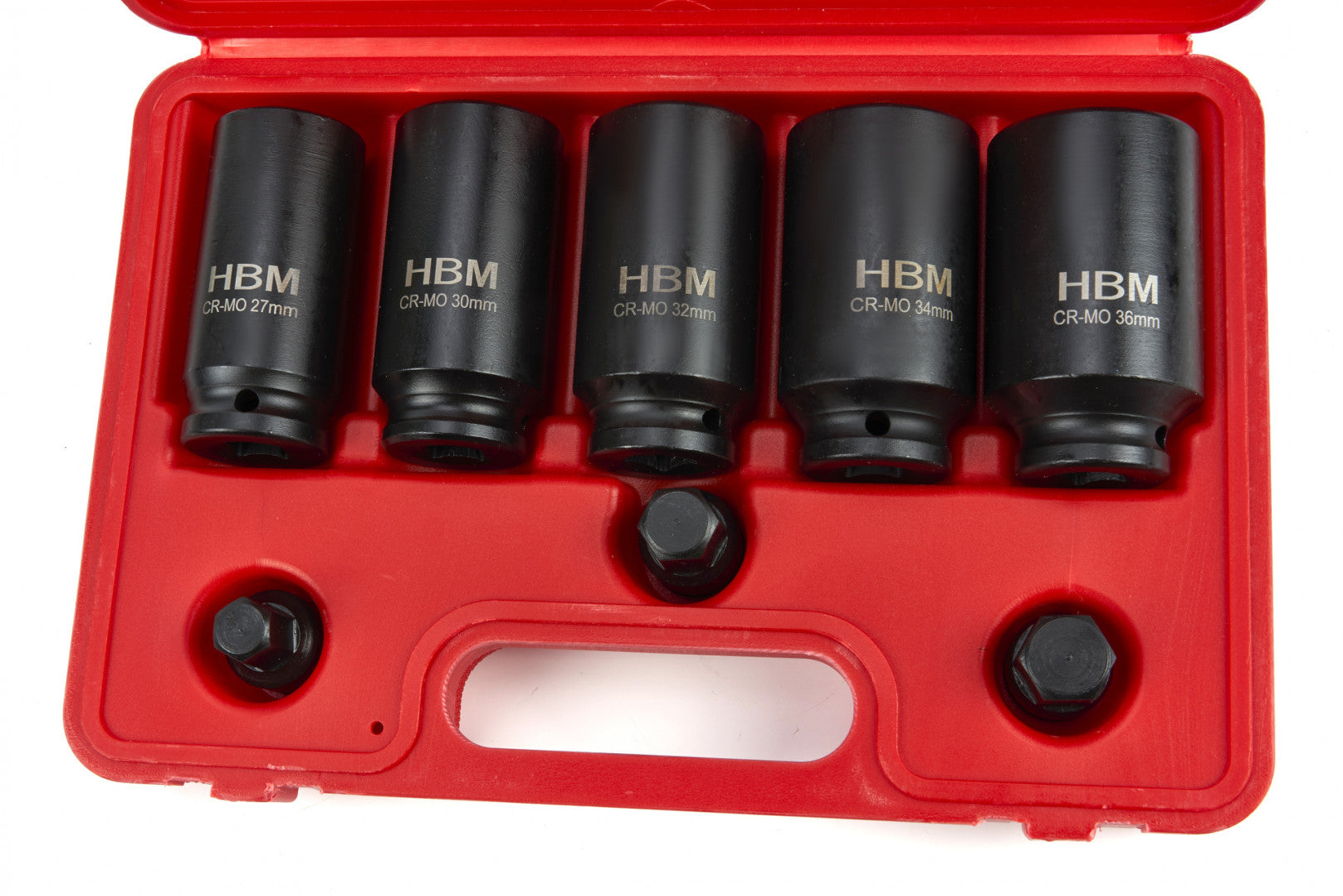 Sada rázových kľúčov na náboje a polosie, 8 kusov hbm