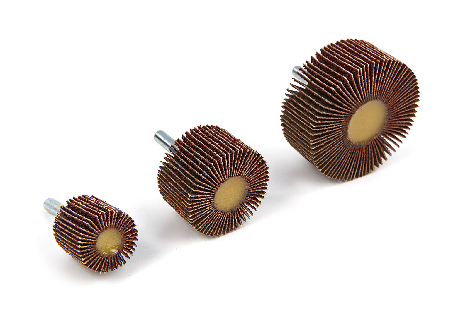 Lamelový brúsny kotúč na drevo, kov, plast P80 - 60 × 25mm