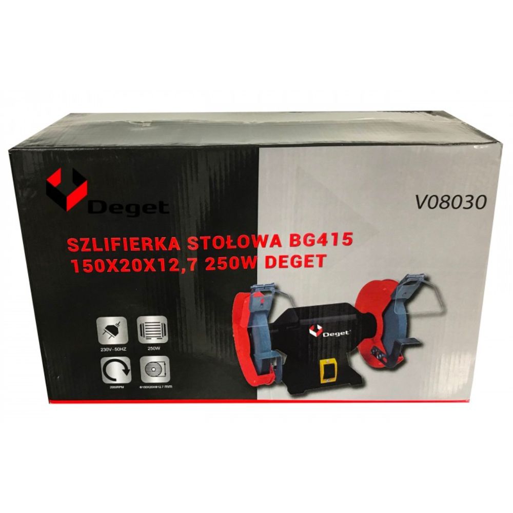 Stolová dvojkotúčová brúska 150mm, 250W, 230V