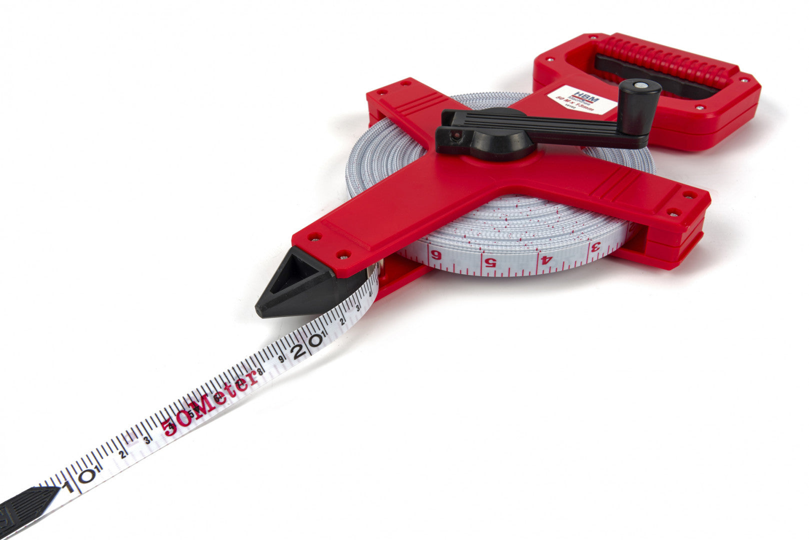 Meracie pásmo zo sklenného vlákna s držadlom 50m x 13mm HBM