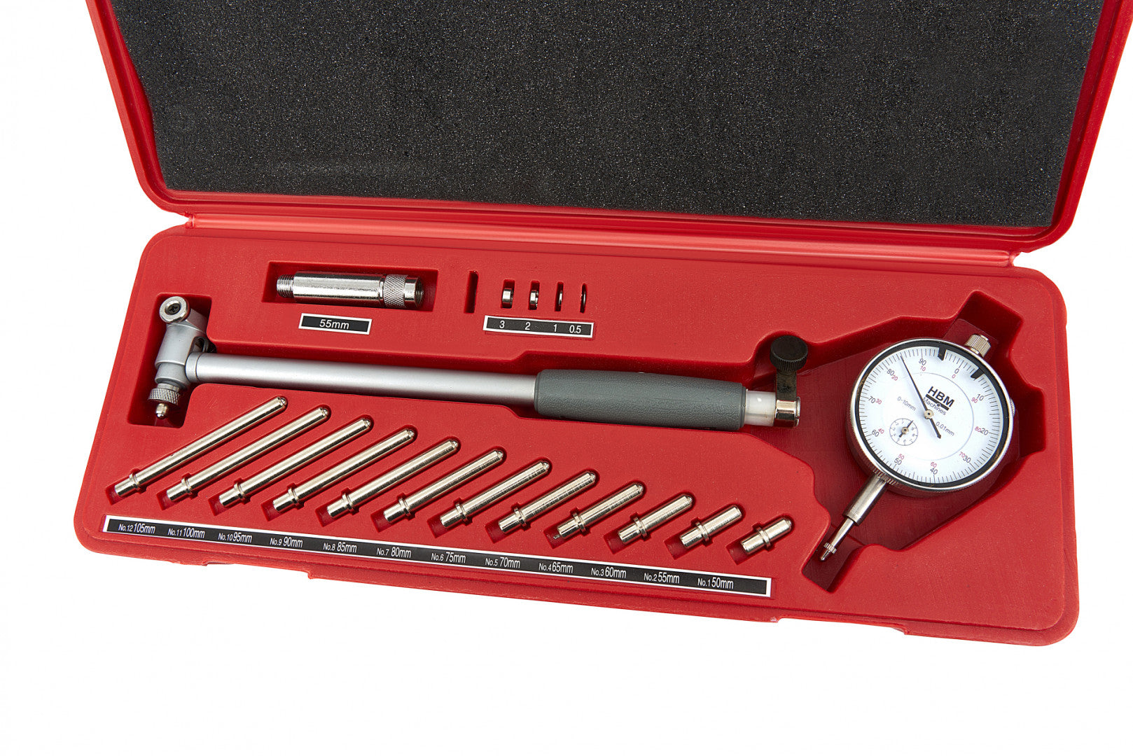 Dutinový mikrometer - na meranie vnútorných rozmerov s analógovým číselníkom