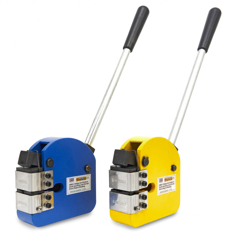 Stroj na spájanie a napínanie kovu 63 mm hbm