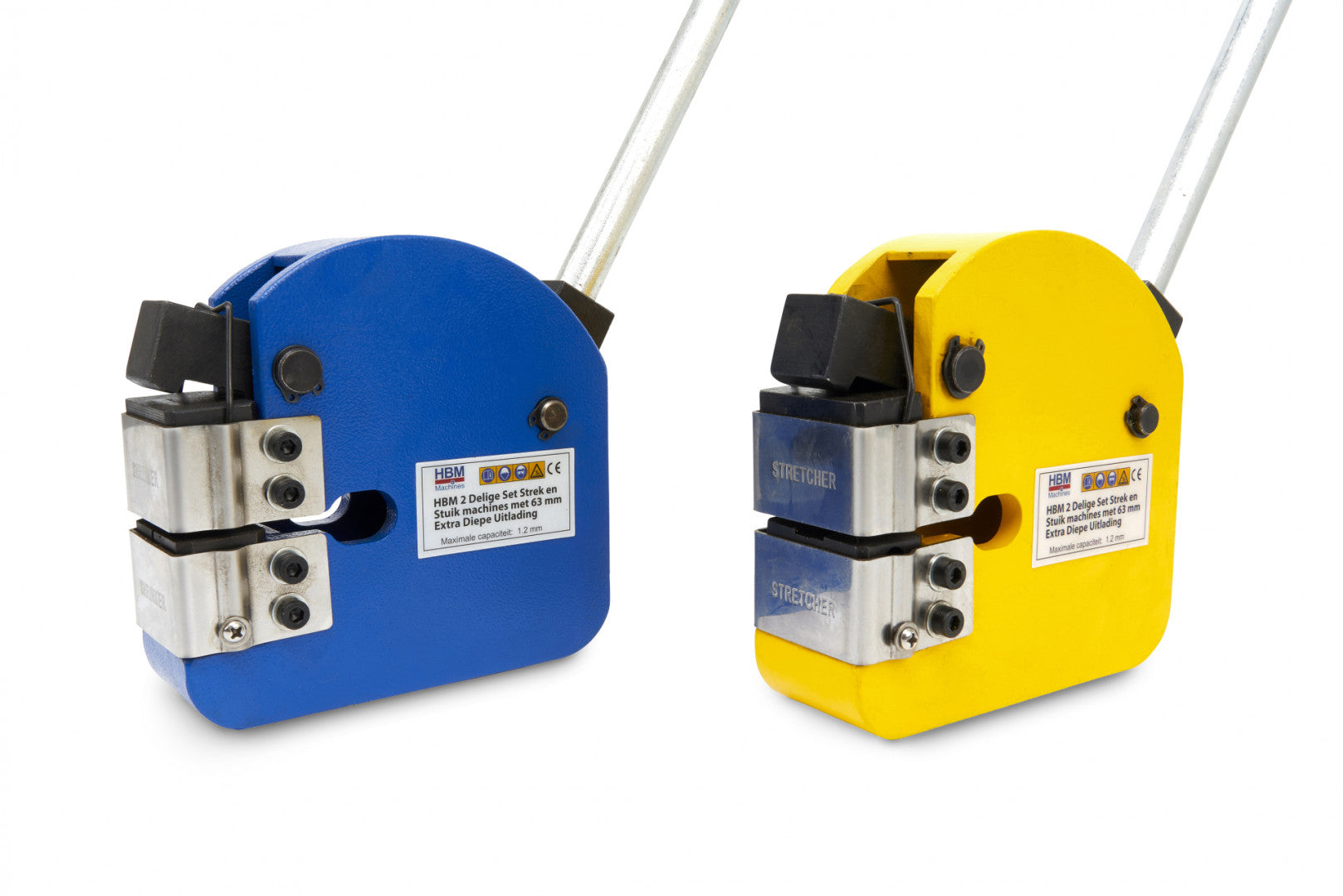 Stroj na spájanie a napínanie kovu 63 mm hbm