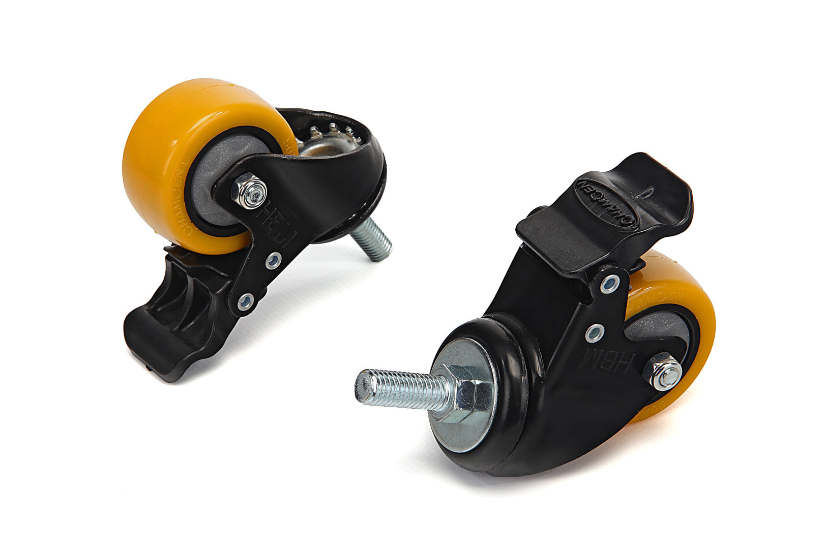 Otočné koliesko so skrutkou a brzdou 50mm HBM